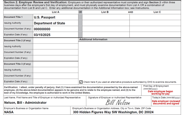 Completing Section 2, Employer Review And Attestation | USCIS